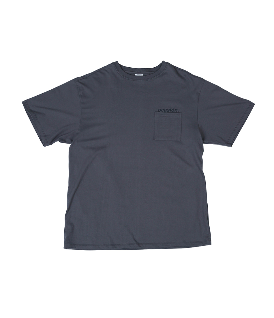 Ocasión Pocket T-Shirt(Charcoal)