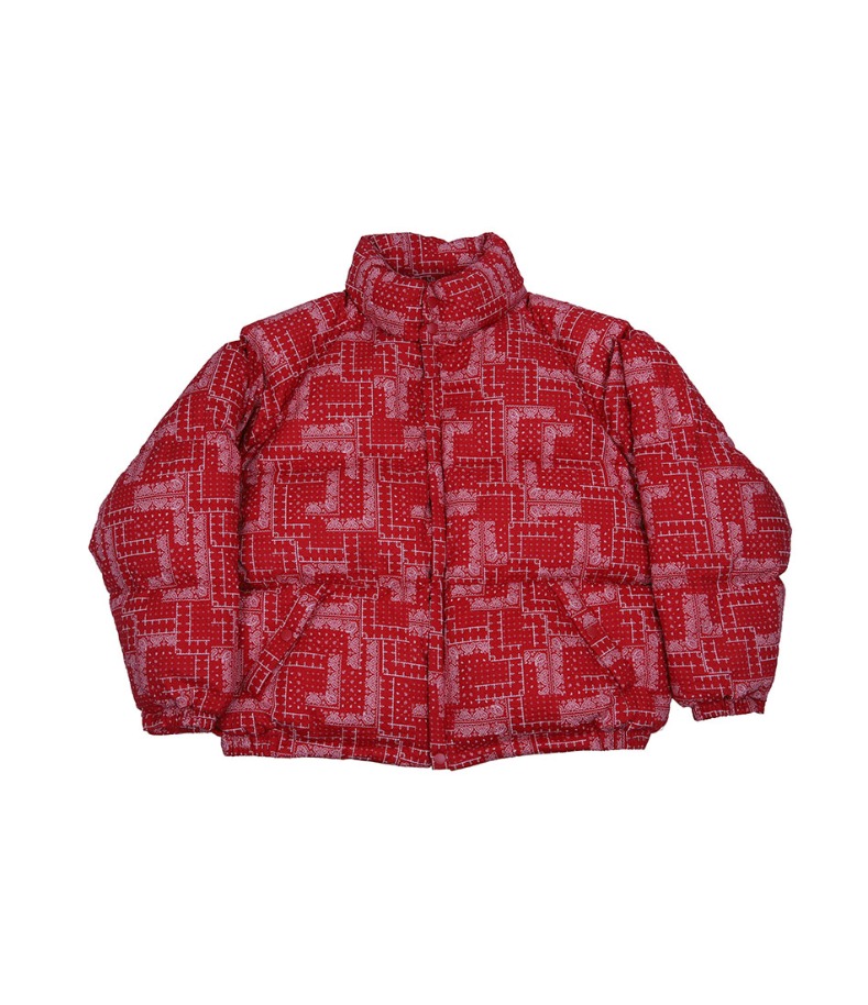 CHANCECHANCE DOWN PARKA(PAISLEY RED)